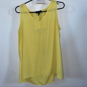 Up & Up Yellow V-Neck Blouse